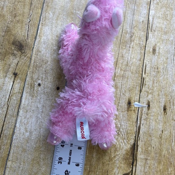 Aurora World Mini Flopsie 8" Llamacorn Unicorn Llama Pink - Picture 10 of 11